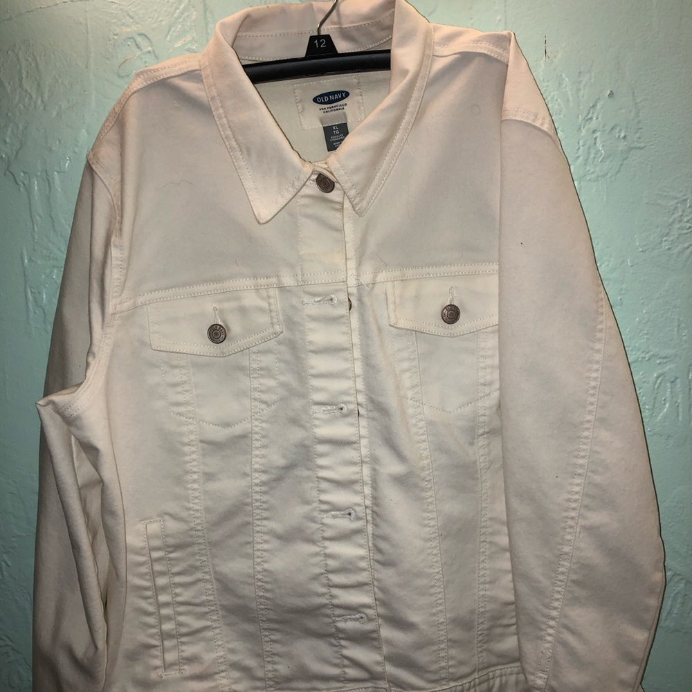 White Jean jacket